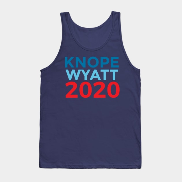 Parks and Recreation - Leslie Knope Benn Wyatt 2020 Tank Top by nerdydesigns